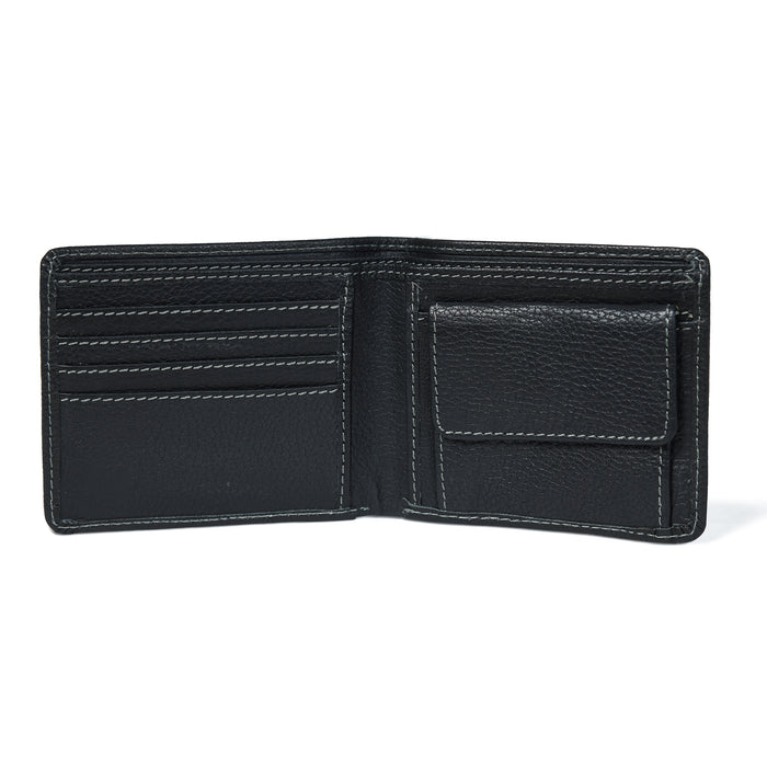 Classic Black Leather Wallet by Classy Leather Bags
