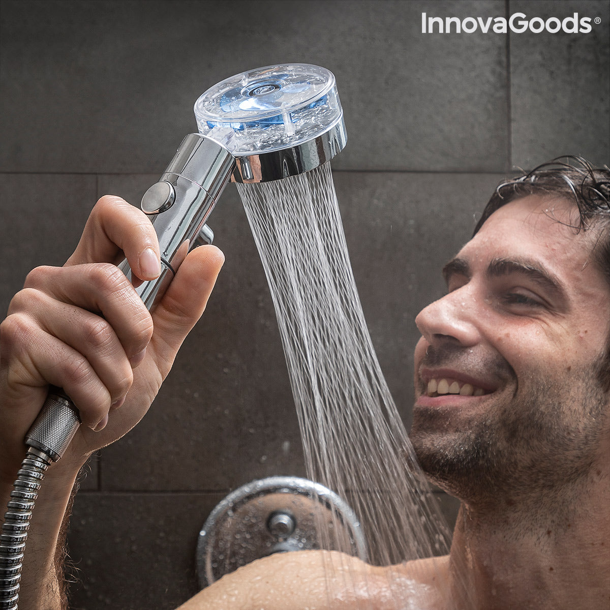 Eco-shower with Pressure Propeller and Purifying Filter Heliwer by Bigbuy