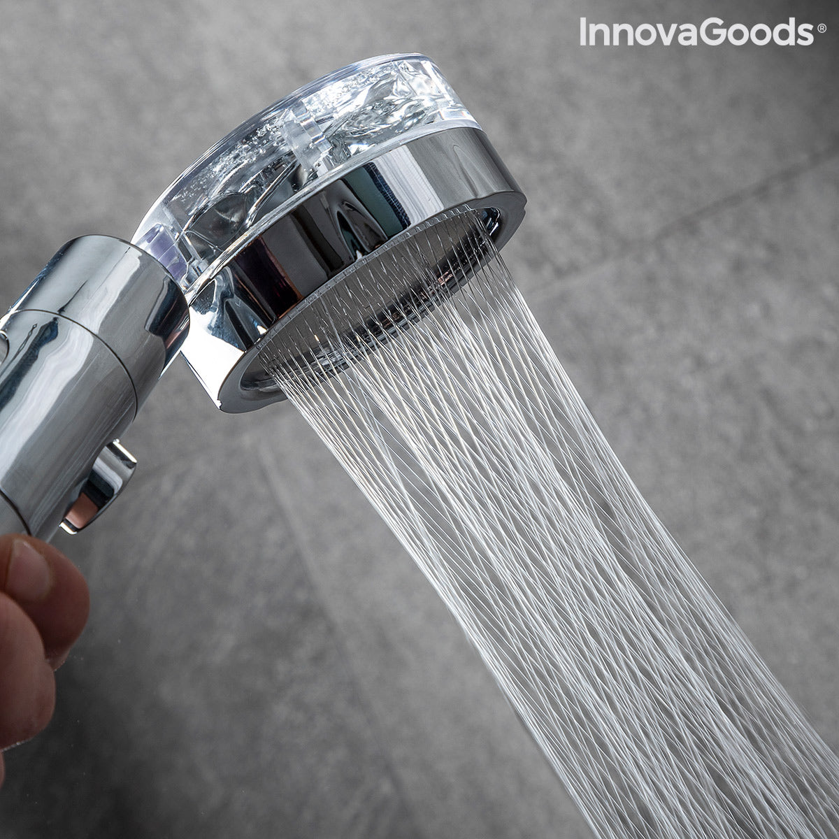 Eco-shower with Pressure Propeller and Purifying Filter Heliwer by Bigbuy