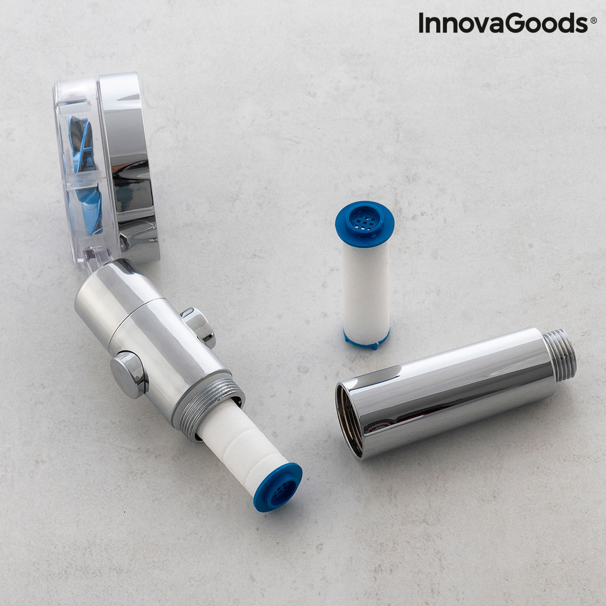 Eco-shower with Pressure Propeller and Purifying Filter Heliwer by Bigbuy