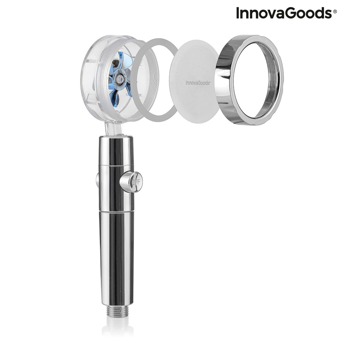 Eco-shower with Pressure Propeller and Purifying Filter Heliwer by Bigbuy