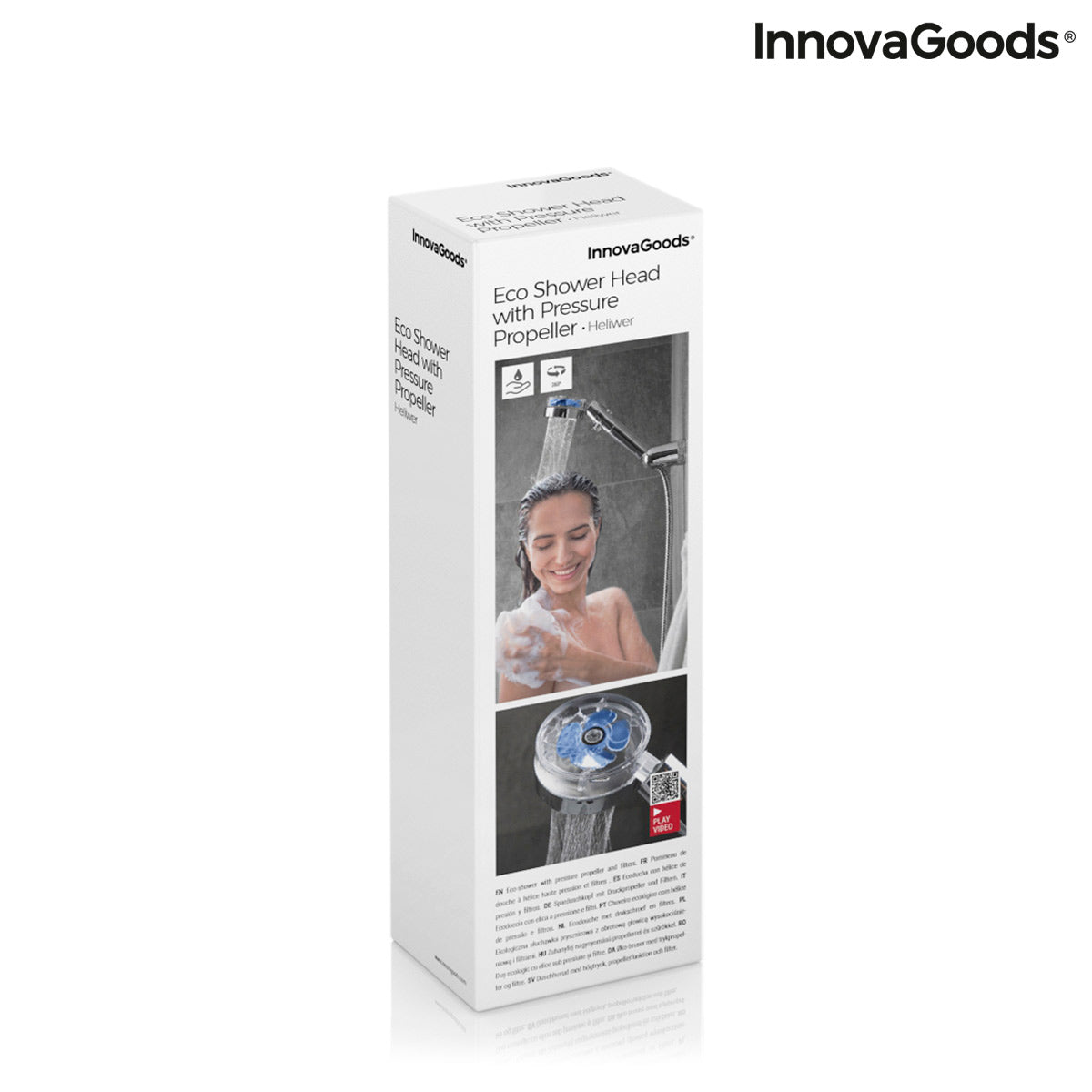 Eco-shower with Pressure Propeller and Purifying Filter Heliwer by Bigbuy