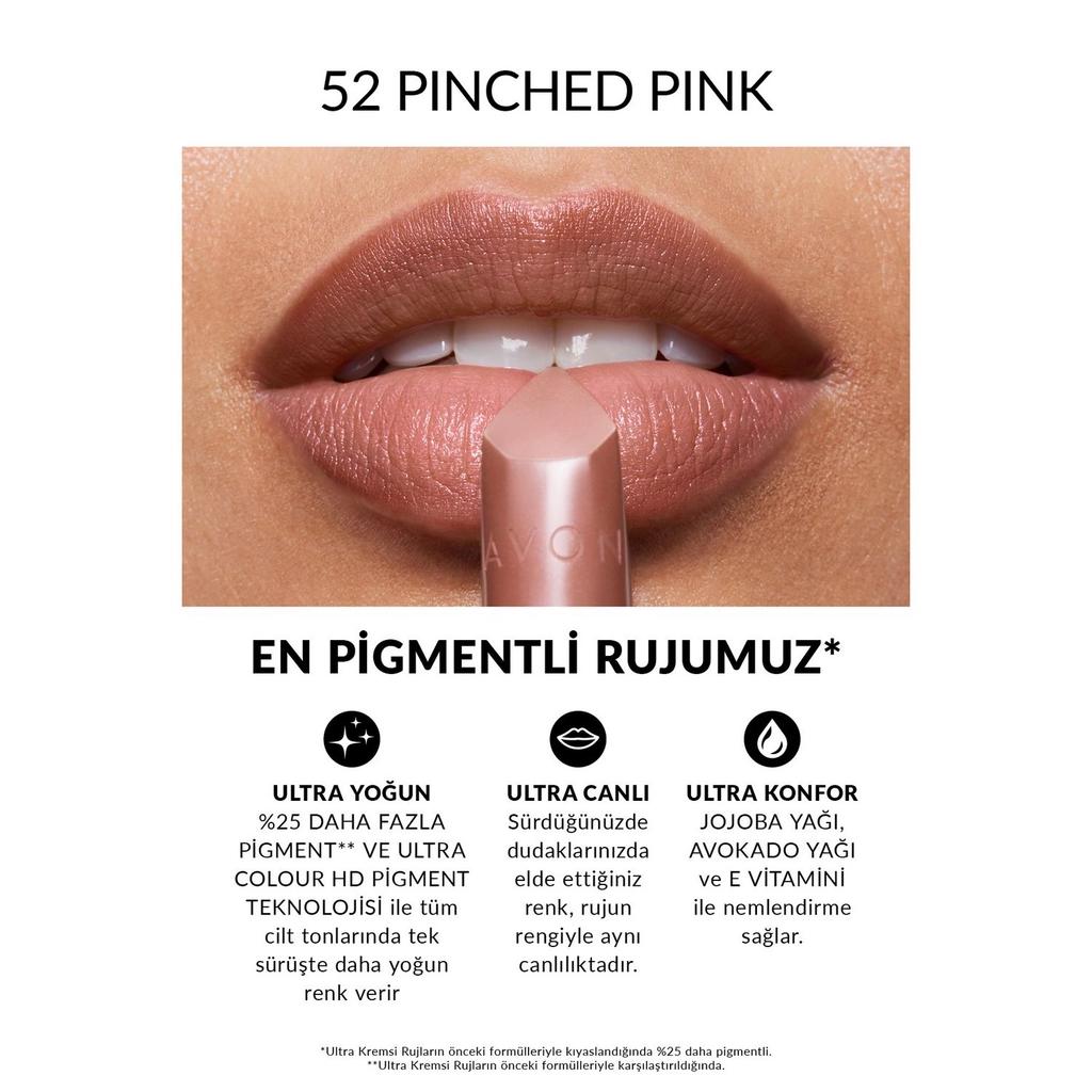 Avon Ultra Creamy Lipstick Pinched Pink Hydrating Lip Color by Beauty Care Bag