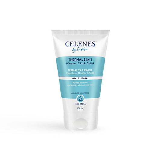 Celenes Thermal 3 in 1 cleansing peeling mask, 150ml
