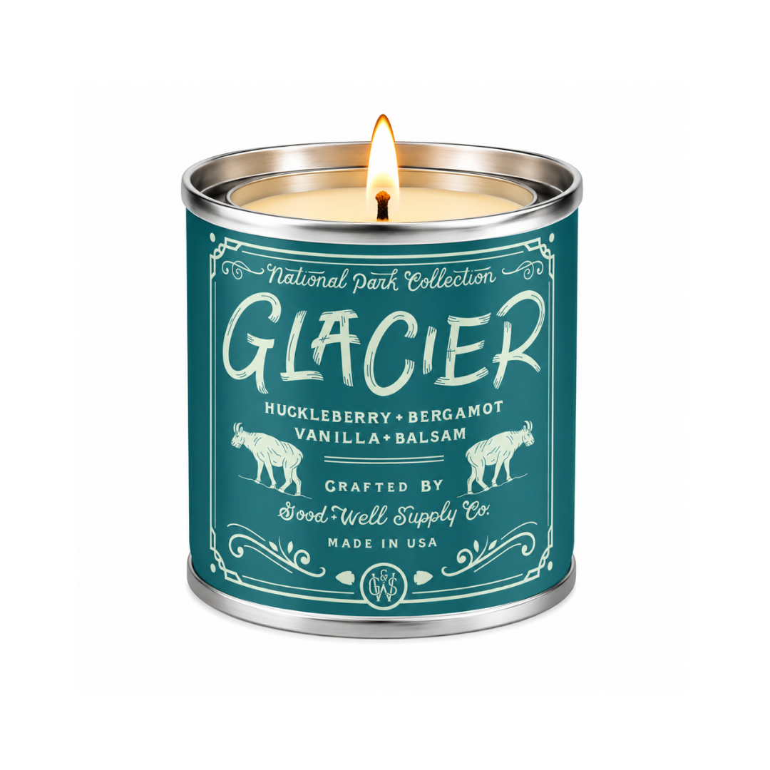 Glacier National Park Candle by Good & Well Supply Co.