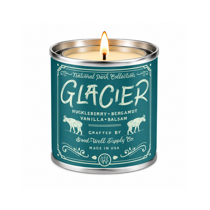 Glacier National Park Candle by Good & Well Supply Co.