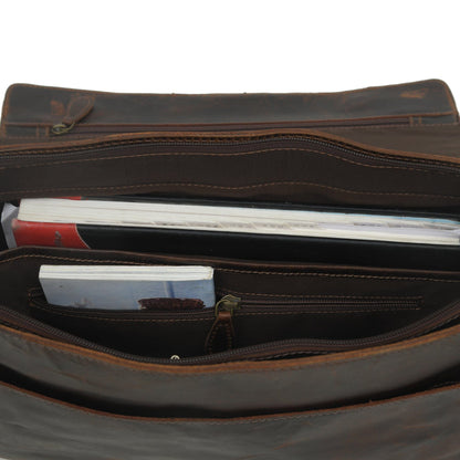 Kayden Messenger Bag by Classy Leather Bags