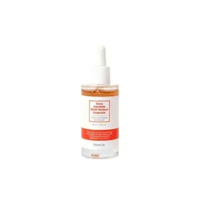 Bibimcos Cica Centella Asiatica Multi Perfect Ampoule Serum - Soothing, Hydrating, Redness Relief for Sensitive Skin - Korean Skincare (50ml/1.69 fl oz) by Beauty Care Bag