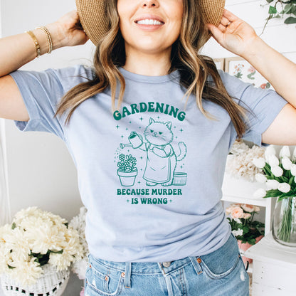 Gardening Graphic Tee for Garden Centers, Floral Plant Shops by Joyful Moose