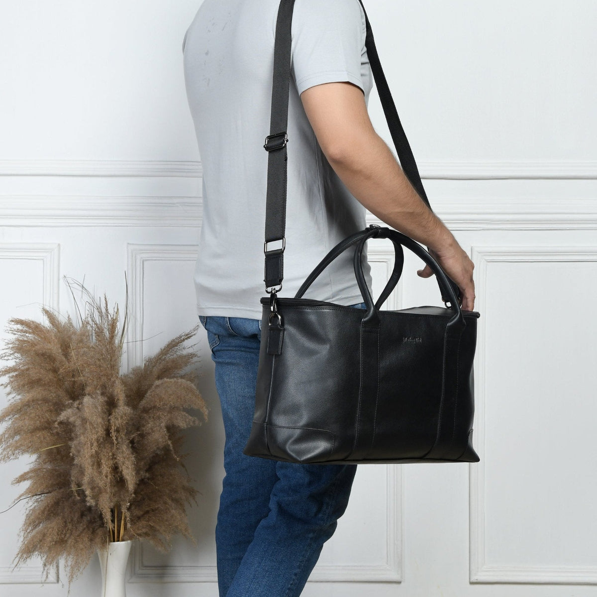All Rounder Briefcase Cabin Duffle by Classy Leather Bags