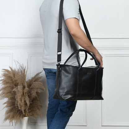 All Rounder Briefcase Cabin Duffle by Classy Leather Bags
