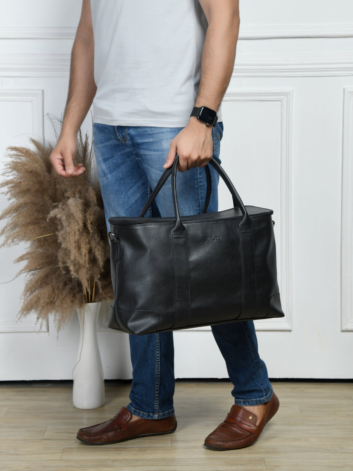 All Rounder Briefcase Cabin Duffle by Classy Leather Bags