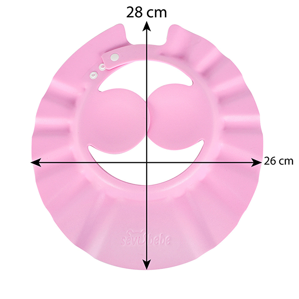 Baby Shampoo Shield - Pink | Comfort Bathing for Kids by Beauty Care Bag