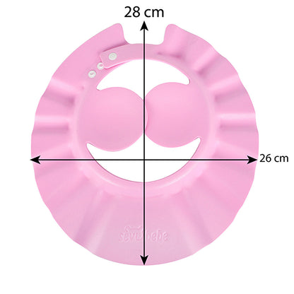 Baby Shampoo Shield - Pink | Comfort Bathing for Kids by Beauty Care Bag