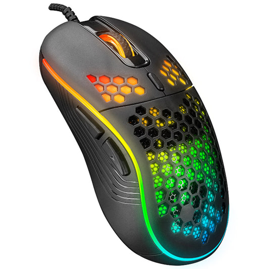 Everest SM-G66 X-Hole USB gaming mouse with LED lighting