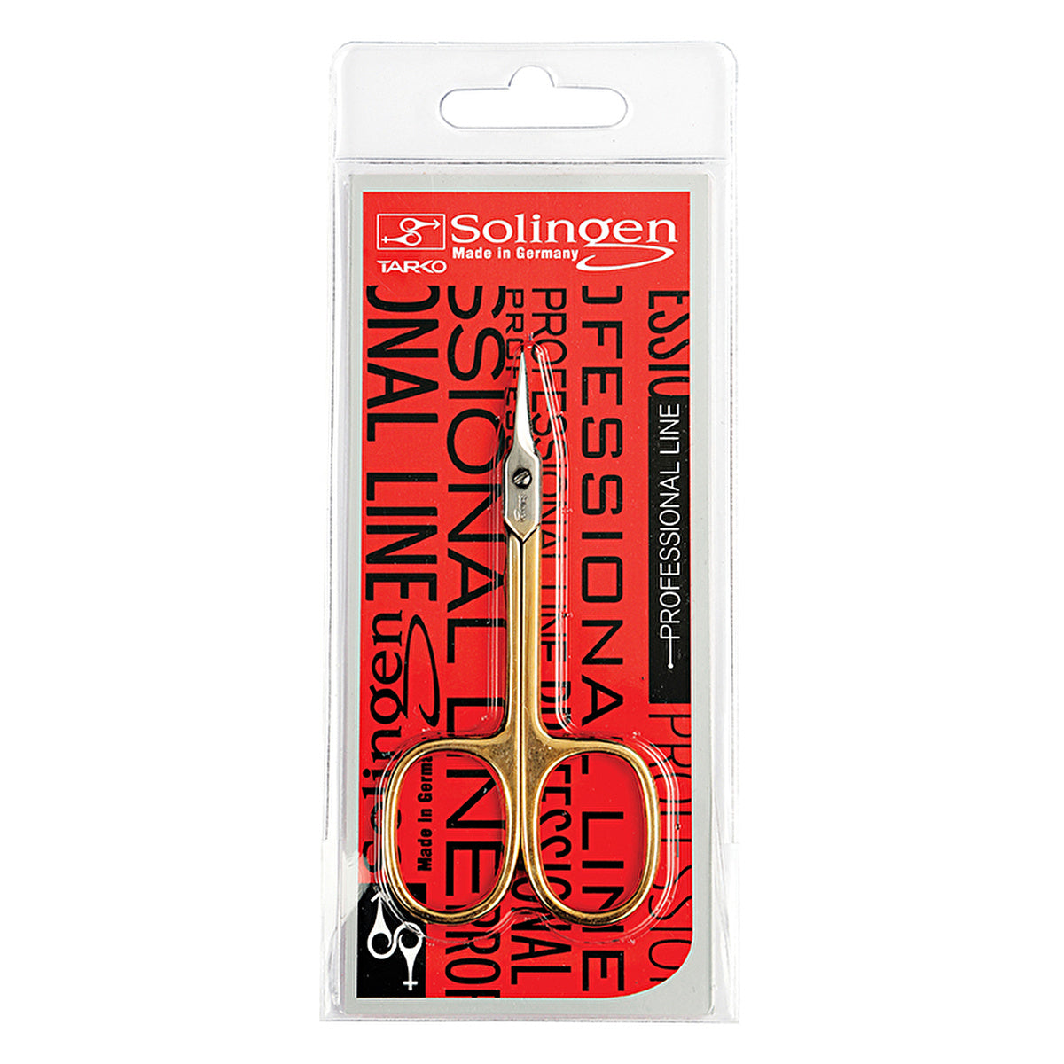 Solingen Nail Cuticle Scissors Gold 2022 - Easy Grip | Premium Quality by Beauty Care Bag
