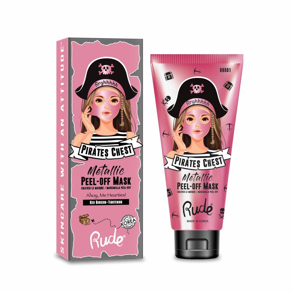RUDE Pirate's Chest Metallic Peel-off Mask - Ahoy, Me Hearties! by Avera Group