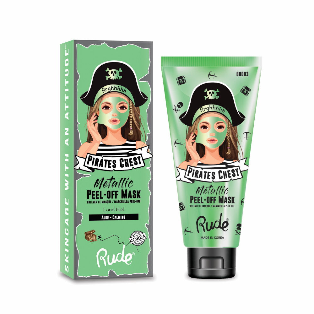 RUDE Pirate's Chest Metallic Peel-off Mask - Land Ho! by Avera Group