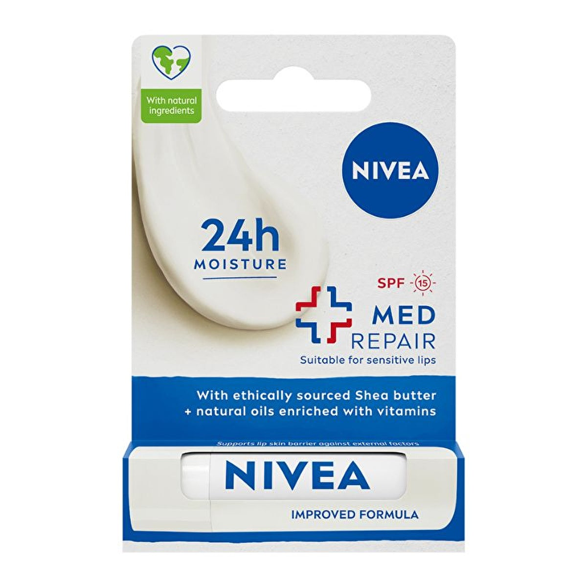 Nivea Med Repair lip care SPF 15, 0.16 oz