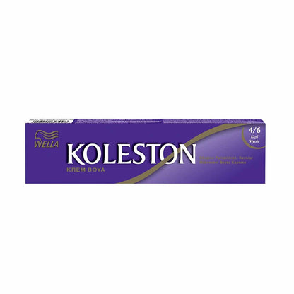 Wella Koleston hair color in 4/6 Red Violet, 50ml