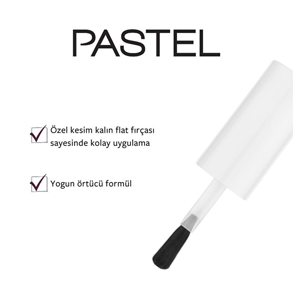 Pastel nail polish 406 – view 2