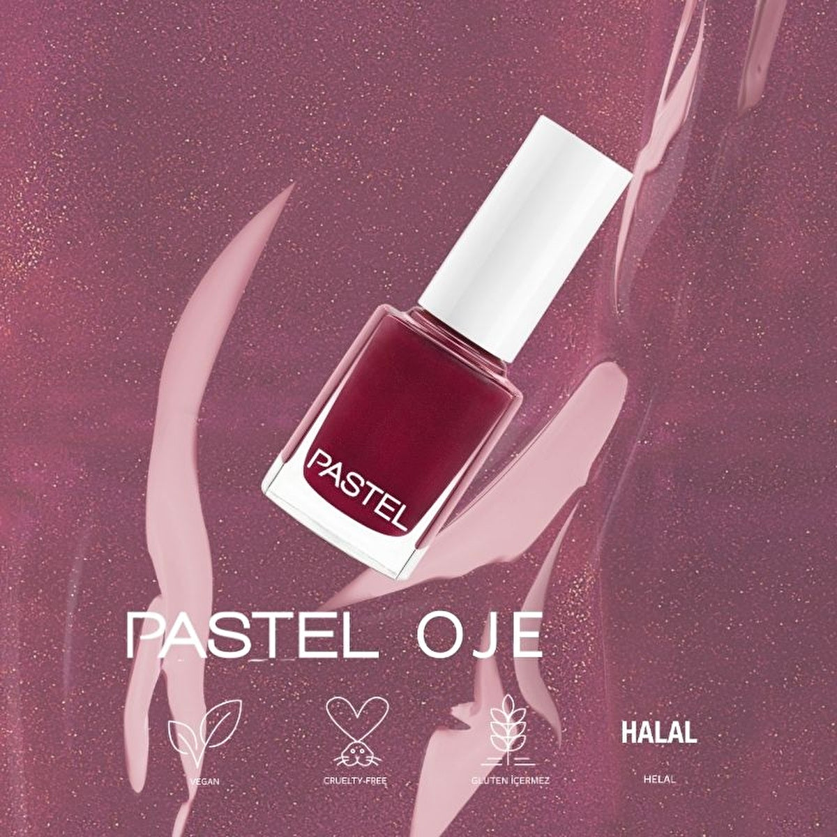 Pastel nail polish 406 – view 4