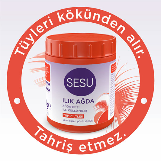 Sesu orange warm wax for hair removal, 250g