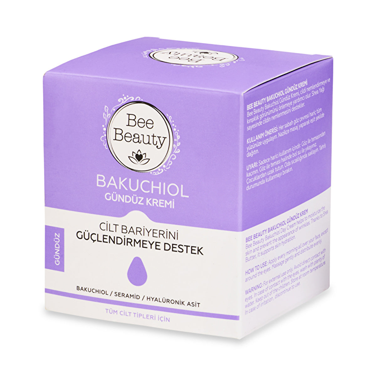 Bee Beauty bakuchiol day cream with shea butter, 50ml