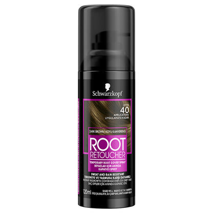 Root Retoucher Hair Color Dark Brown - 120ml | Instant Coverage by Beauty Care Bag