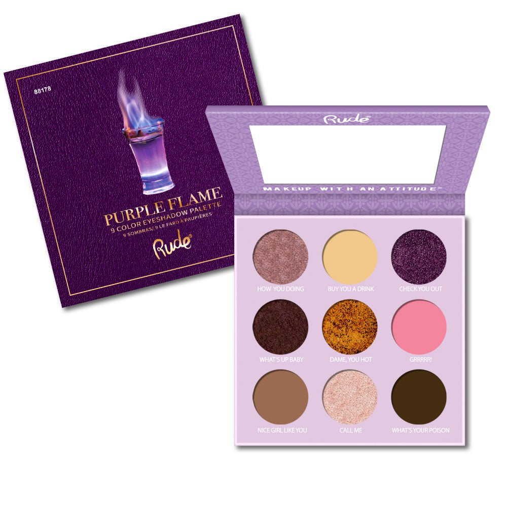 RUDE Cocktail Party 9 Color Eyeshadow Palette by Avera Group