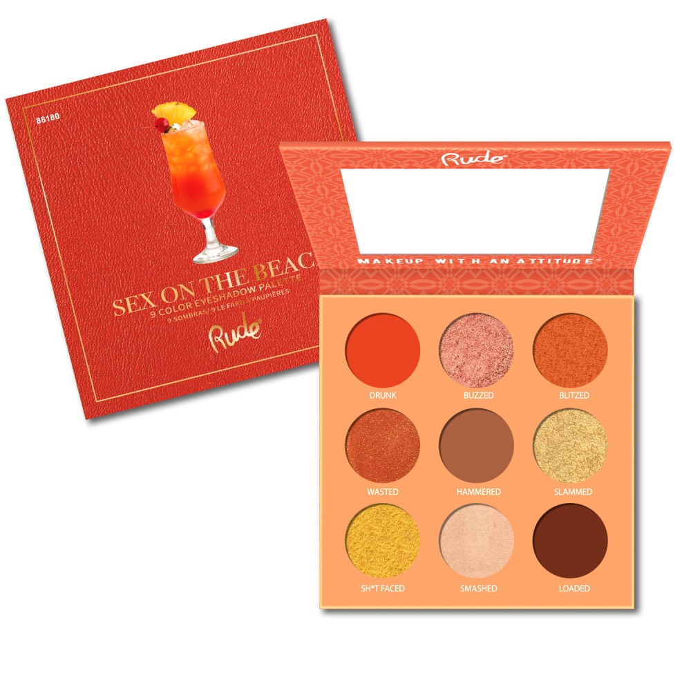 RUDE Cocktail Party 9 Color Eyeshadow Palette - Sex on The Beach by Avera Group