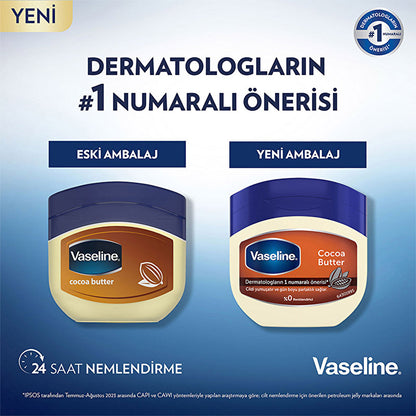 Vaseline Cocoa Butter Moisturizing Gel 3.38oz - Deep Hydration | Dermatologist Recommended by Beauty Care Bag