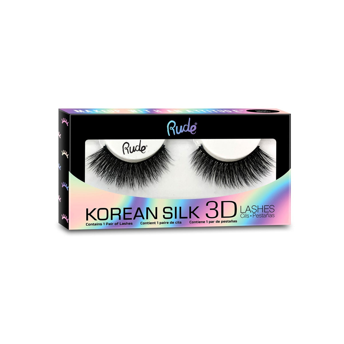 RUDE Lush - Korean Silk 3D Lashes - Melodramatic by Avera Group