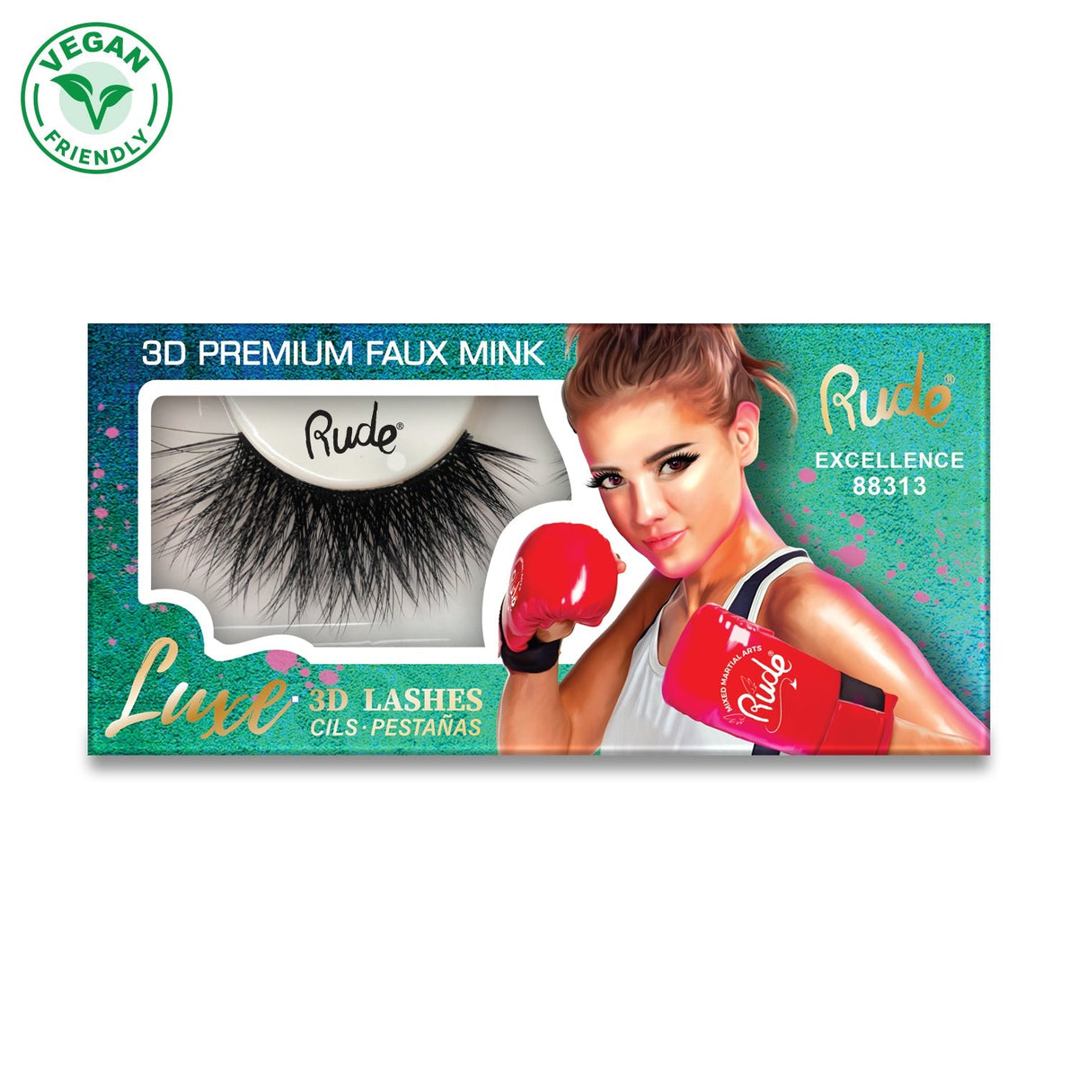 RUDE Luxe 3D Premium Faux Mink Lashes - Excellence by Avera Group