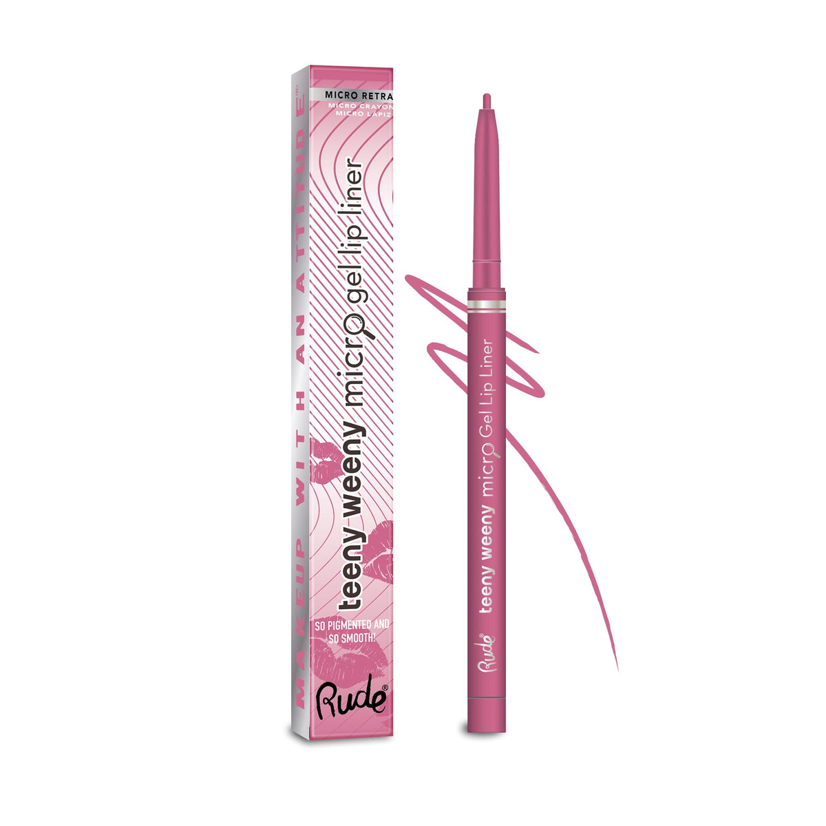 RUDE Teeny Weeny Micro Gel Lip Liner - I'm A Flirt by Avera Group