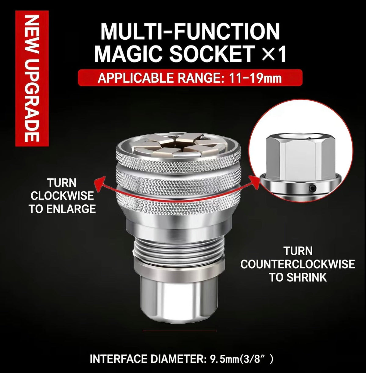 AutoGrip Universal Socket Tool by V.I.P Digital Presence