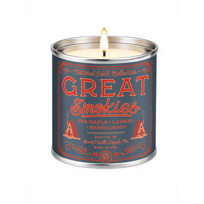 Great Smokies National Park Candle by Good & Well Supply Co.