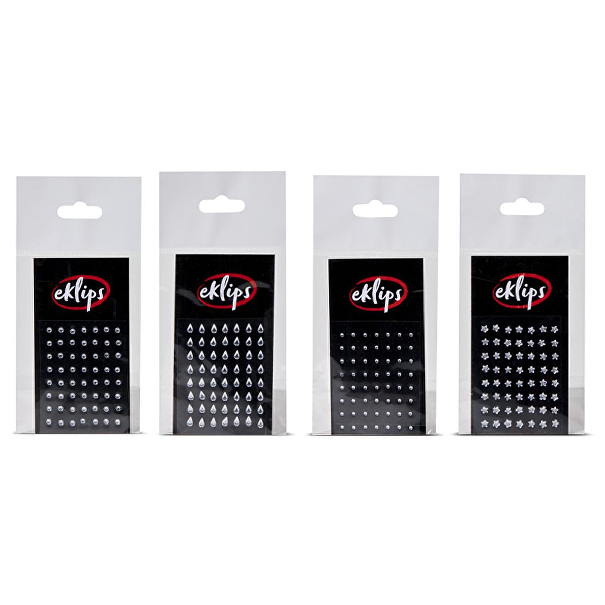 Eklips Face Jewels - Self-Adhesive Rhinestones for Makeup, Festival & Party Decorations by Beauty Care Bag
