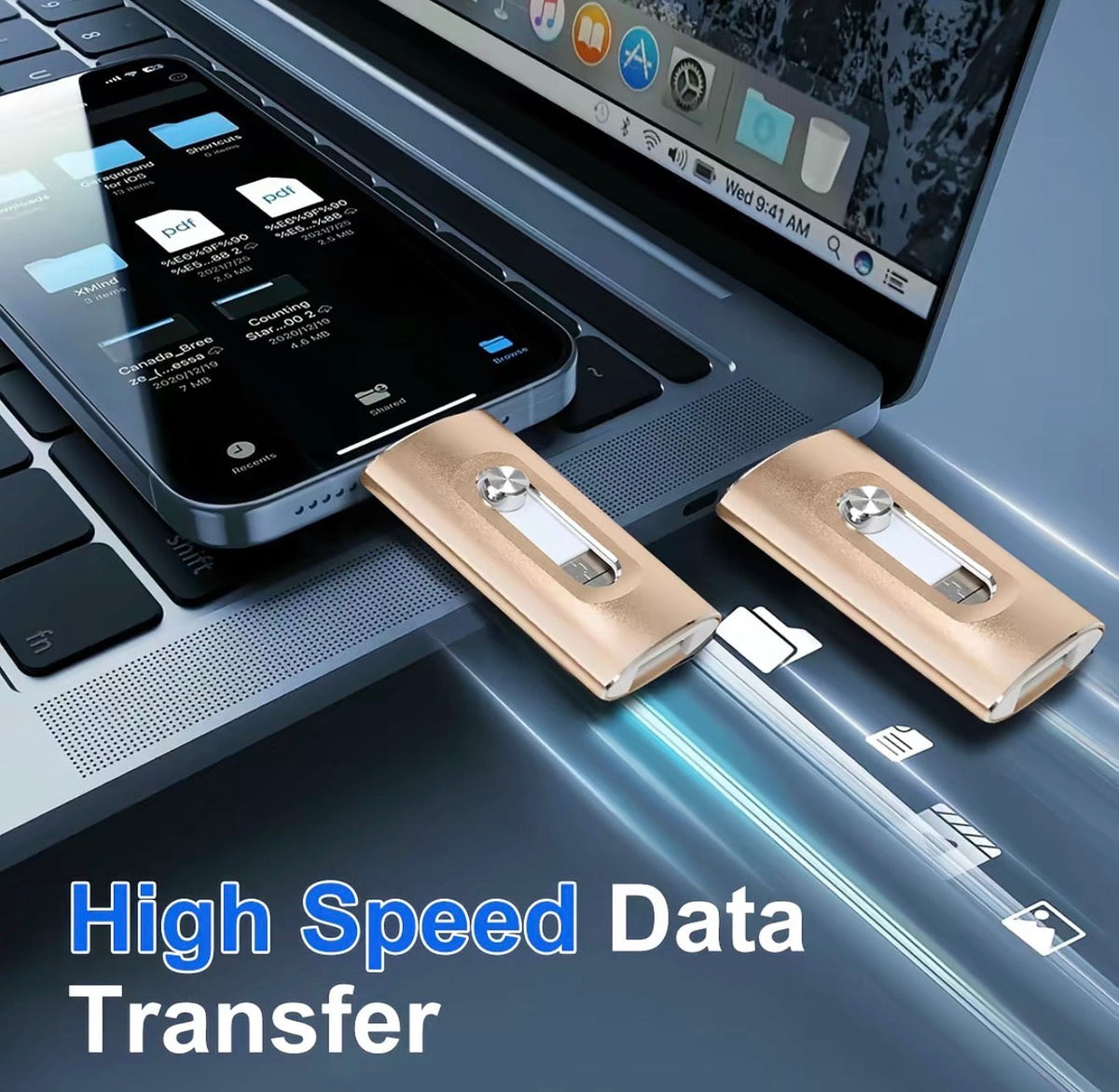 FlexiDrive 4-in-1 Flash Drive by V.I.P Digital Presence