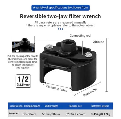 Garage-Grade Oil Filter Wrench by V.I.P Digital Presence