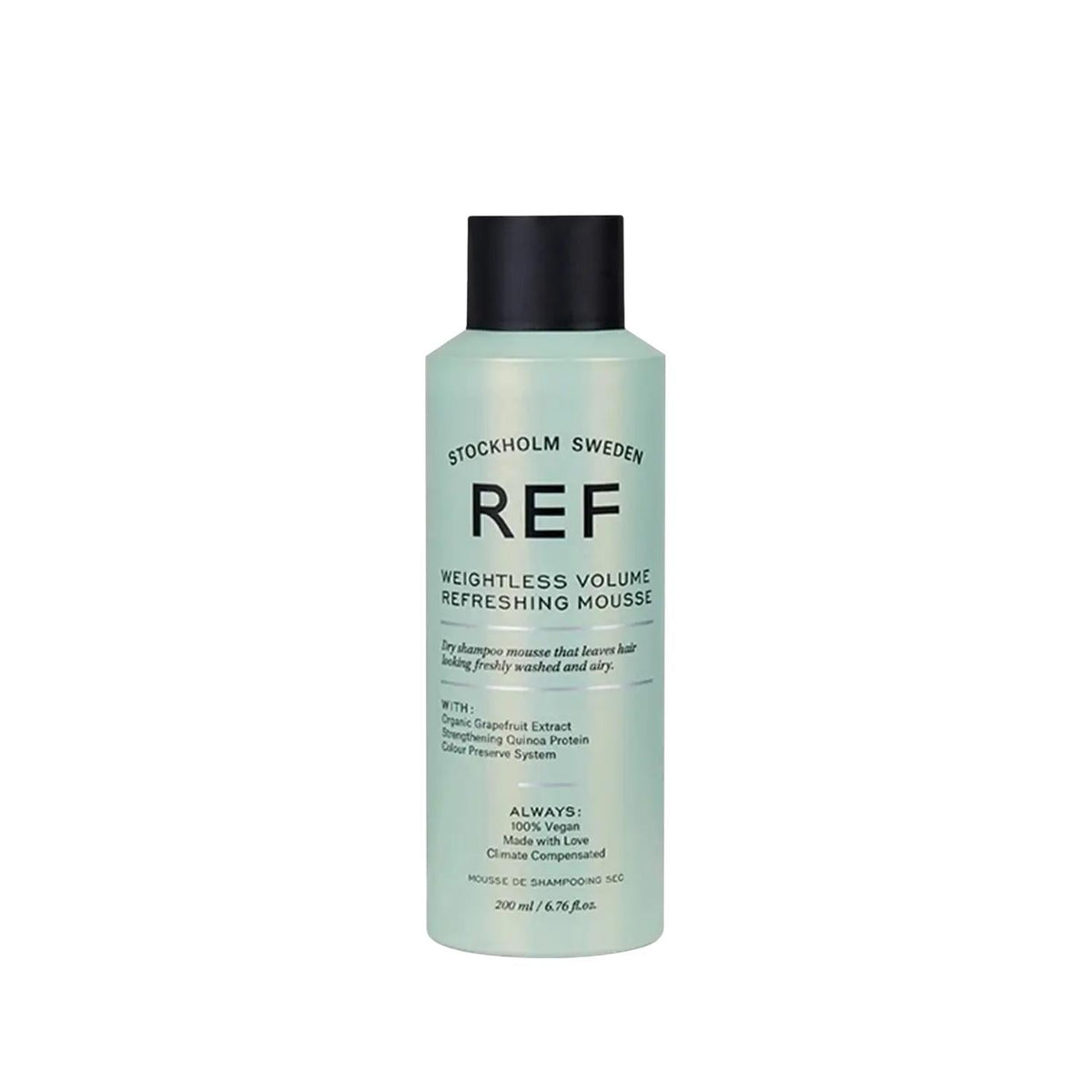 REF Weightless Volume Dry Shampoo Foam for Instant Body 200 ml by Beauty Care Bag