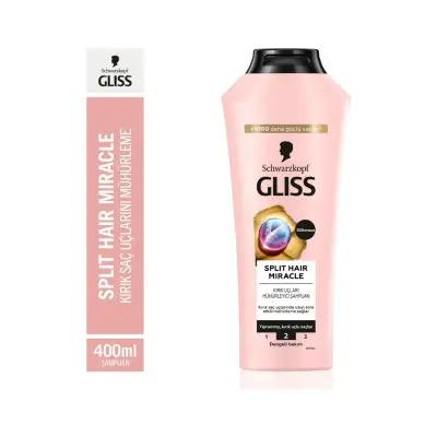 Gliss Split Hair Miracle repair shampoo with grape seed oil, 400 ml