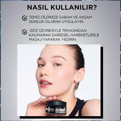 Garnier Daily Moisturizing Cream for Oily Skin - Garnier Pure Charcoal Mattifying Moisturizing Cream 50ml by Beauty Care Bag