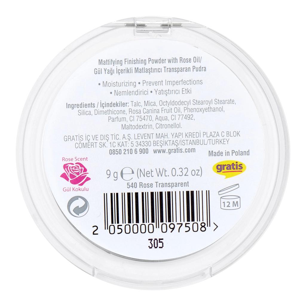 Beaulis Finish It Setting Powder in 540 Rose Transparent by Beauty Care Bag