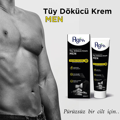 Agiss men's hair removal cream, 100ml