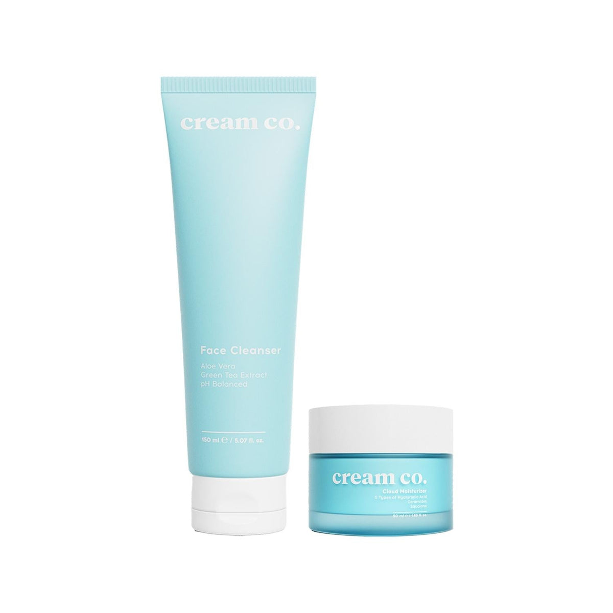 Cream Co. cleanse and repair skincare set