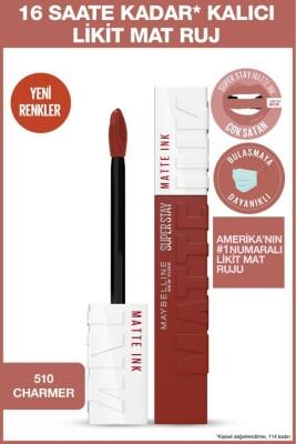 Maybelline Super Stay Matte Ink 510 Charmer: Long Lasting Liquid Matte Lipstick, Highly Pigmented, All-Day Wear, Transfer-Proof Lip Color by Beauty Care Bag