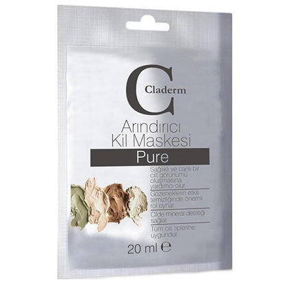 Claderm Pure Purifying Clay Mask for Clear Skin 20 ml by Beauty Care Bag