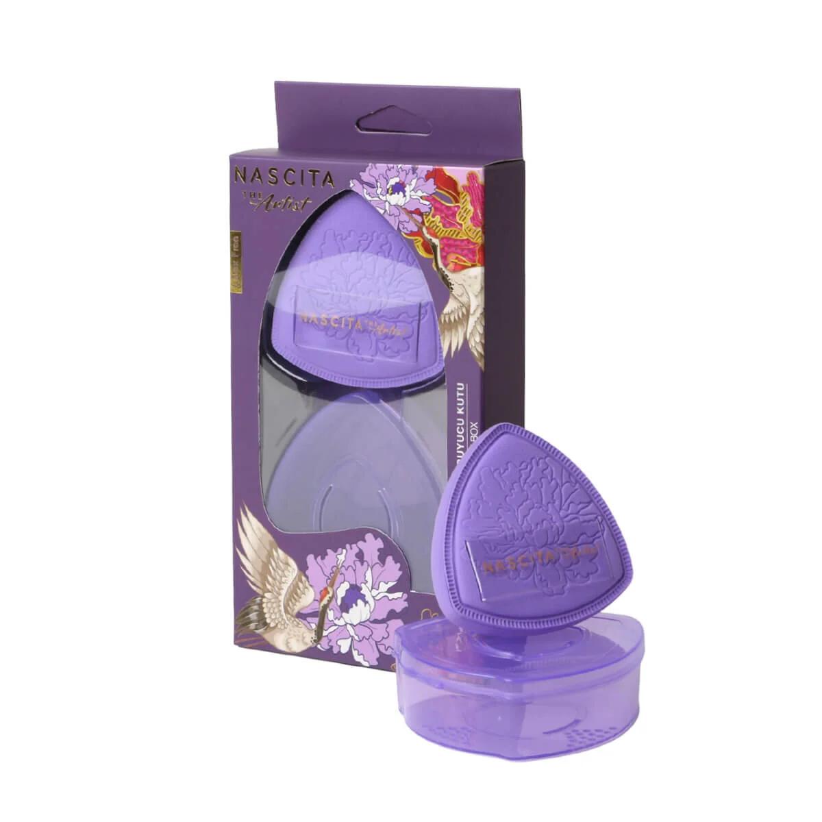 Nascita The Artist Latex-Free Makeup Sponge in Purple 1 pc by Beauty Care Bag