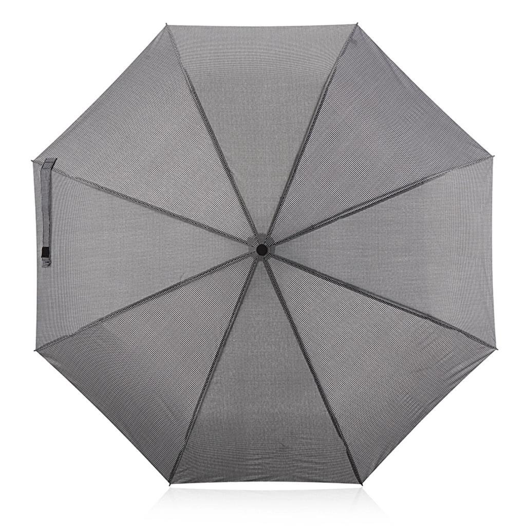 Eklips Black Houndstooth Automatic Umbrella by Beauty Care Bag